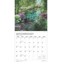 2025 Calendars|Plato 2025 Monet's Garden 12