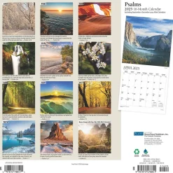 2025 Calendars|Plato 2025 Psalms 12" x 24" Monthly Square Wall Calendar (9781975478841)