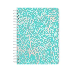 Academic Planners|Plato 2024 Seaside Currents 6" x 7.75" Academic & Calendar Weekly Planner, Paperboard Cover, Blue/Pink (9781975470579)