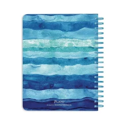 Academic Planners|Plato 2024-2025 Seaside Currents 6" x 7.75" Academic & Calendar Weekly Planner, Paperboard Cover, Multicolor (9781975480424)