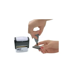 Stamps & Stamp Pads|2000 Plus Ink Refills for Self-Inking Stamp Pads, Black, 24/Carton (032962-CT)