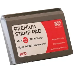 Stamps & Stamp Pads|Cosco 2000 Plus No.1 Stamp Pad, Red Ink (030254)