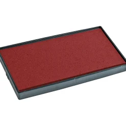 Stamps & Stamp Pads|Cosco 2000 PLUS Replacement Ink Pad for Printer P15, Red (COS065488)