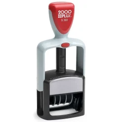 Stamps & Stamp Pads|2000 Plus S 360 Dater, RECEIVED, PAID, ENTERED, FAXED, Blue and Red Inks (032519)