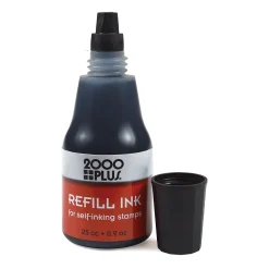 Stamps & Stamp Pads|2000 Plus Self-Inking Ink Refills, Black Ink (032962)