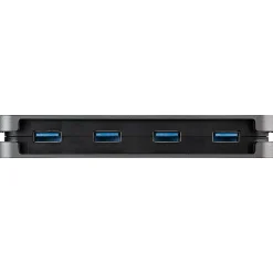 StarTech 4 Port USB 3.0 Hub, 4x USB-A, 5Gbps Laptop/Desktop USB Type-A Hub, USB Bus Powered, 28cm Long Cable with Cable Management