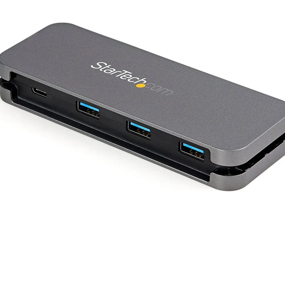 StarTech 4 Port USB C Hub - 3x USB-A/1xUSB-C - 5Gbps USB 3.0 Type-C Hub (3.2 Gen 1) - Bus Powered - 11.2" Cable w/ Cable Management