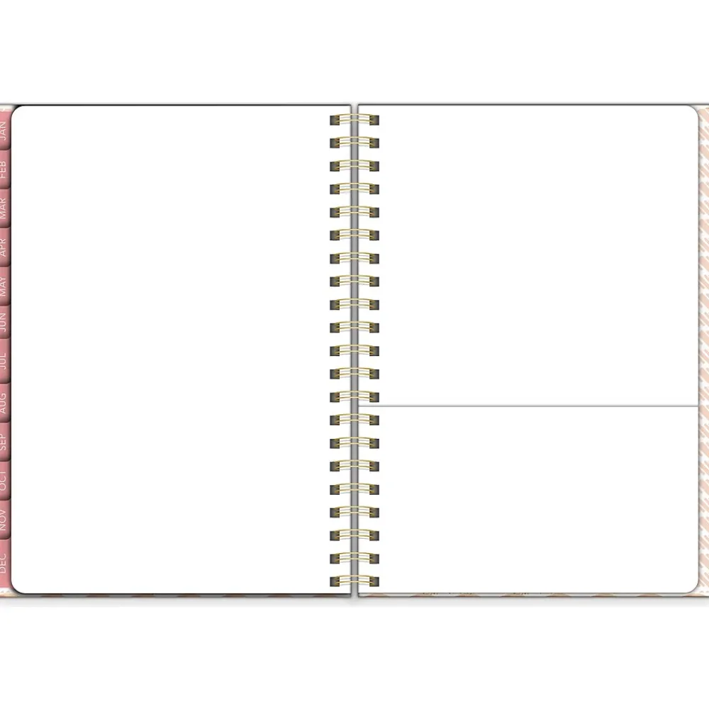 2025 Planners|Southworth 2025 Watercolor Sunset 7" x 9.25" Weekly & Monthly Planner, Hardcover, Multicolor (91087)