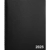 2025 Planners|Staples 2025 8" x 11" Four-Person Daily Appointment Book, Black (ST58479-25)