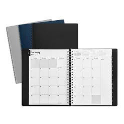 2025 Planners|Staples 2025 8" x 11" Four-Person Daily Appointment Book, Assorted Colors (ST12935-25)