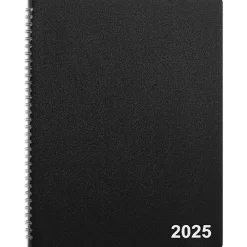2025 Planners|Staples 2025 8" x 11" Monthly Planner, (TR52184-25) Black