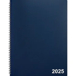 2025 Planners|Staples 2025 8" x 11" Monthly Planner, (ST58476-25) Navy