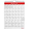 2025 Calendars|Staples 2025 8" x 11" Wall Calendar, Red/White (ST53922-25)