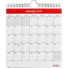 2025 Calendars|Staples 2025 6" x 7" Wall Calendar, Red/White (ST53923-25)