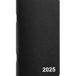 2025 Planners|Staples 2025 3" x 6" Weekly & Monthly Planner, Black (ST12937-25)