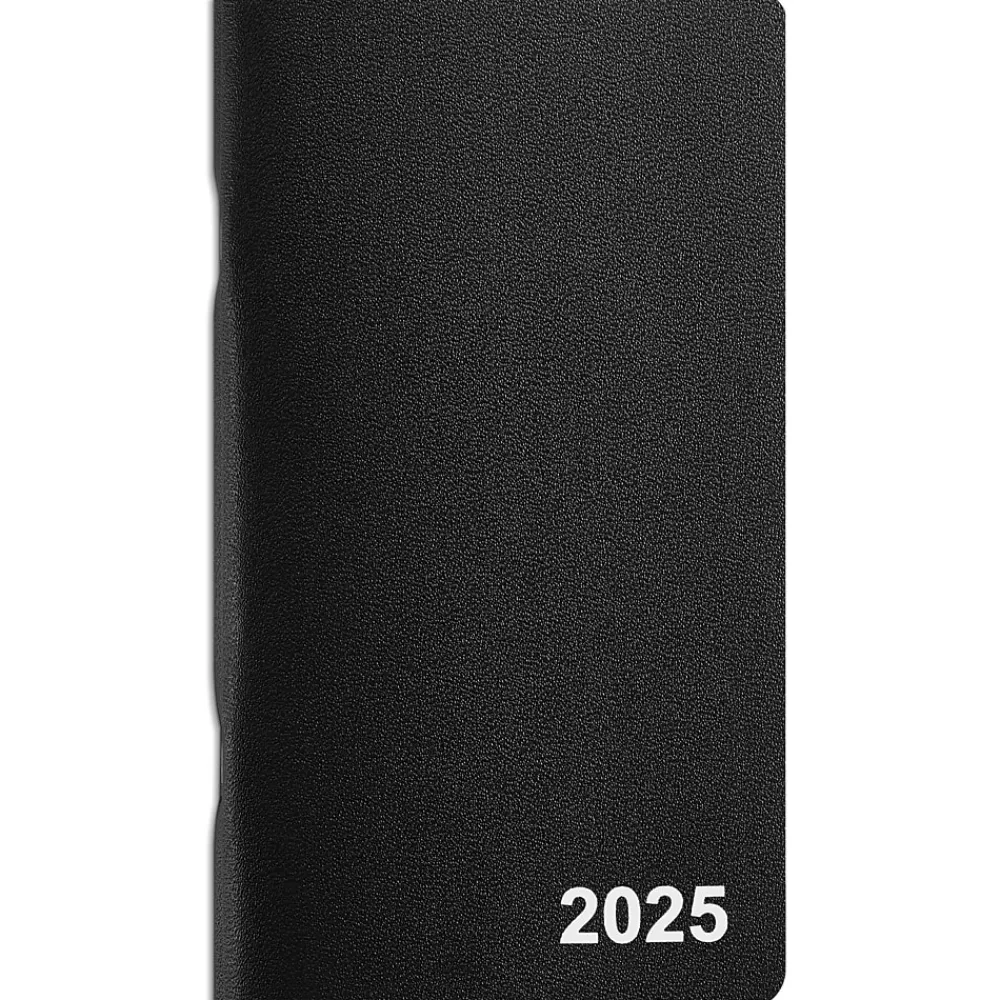 2025 Planners|Staples 2025 3" x 6" Weekly & Monthly Planner, Black (ST12937-25)