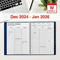 2025 Planners|Staples 2025 8" x 11" Weekly & Monthly Appointment Book, (TR58470-25) Navy