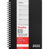 2025 Planners|Staples 2025 5" x 8" Weekly & Monthly Planner, Assorted Colors (ST17389-25)