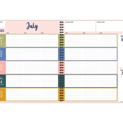 Academic Planners|TF Publishing 2024-2025 8.5" x 11" Academic Weekly & Monthly Teacher Planner, Paperboard Cover, Multicolor (AY25-9600)