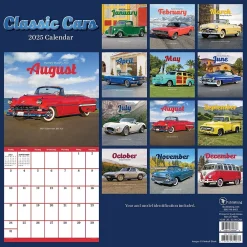 2025 Calendars|TF Publishing 2025 12" x 12" Classic Cars Wall Calendar (25-1004)