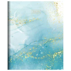 2025 Planners|TF Publishing 2025 6.5" x 8" Monthly Planner, Paperboard Cover, Floating Blue (25-4208)
