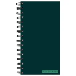 2025 Planners|TF Publishing 2025 3.5" x 6.5" Weekly & Monthly Planner, Paperboard Cover, Deep Jade (25-7500)