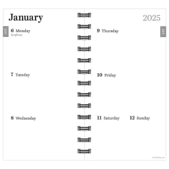 2025 Planners|TF Publishing 2025 3.5" x 6.5" Weekly & Monthly Planner, Paperboard Cover, Deep Jade (25-7500)