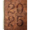 2025 Planners|TF Publishing 2025 Aged Leather 6.5" x 8" Weekly & Monthly Planner, Paperboard Cover, Multicolor (25-9218)
