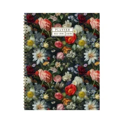 Academic Planners|TF Publishing 2024-2025 Bibliophile Series English Garden 8.5" x 11" Academic Weekly & Monthly Planner, Paperboard Cover