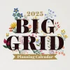2025 Calendars|TF Publishing 2025 Big Grid-Floral 12" x 12" Monthly Wall Calendar (25-1103)