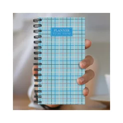 Academic Planners|TF Publishing 2024-2025 Blue Plaid 3.5