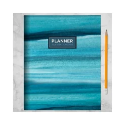 Academic Planners|TF Publishing 2024-2025 Blue Watercolor 6.5