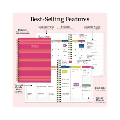 Academic Planners|TF Publishing 2024-2025 Cali Girl Collection Cabana Stripe 6