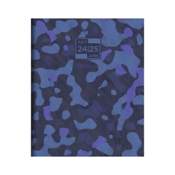 Academic Planners|TF Publishing 2024-2025 Camo 9" x 11" Academic Monthly Planner, Paperboard Cover, Blue (AY25-4502)