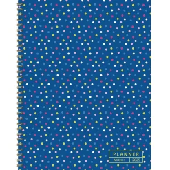 2025 Planners|TF Publishing 2025 Cobalt Dots 9" x 11" Weekly & Monthly Planner, Paperboard Cover, Multicolored (25-9712)