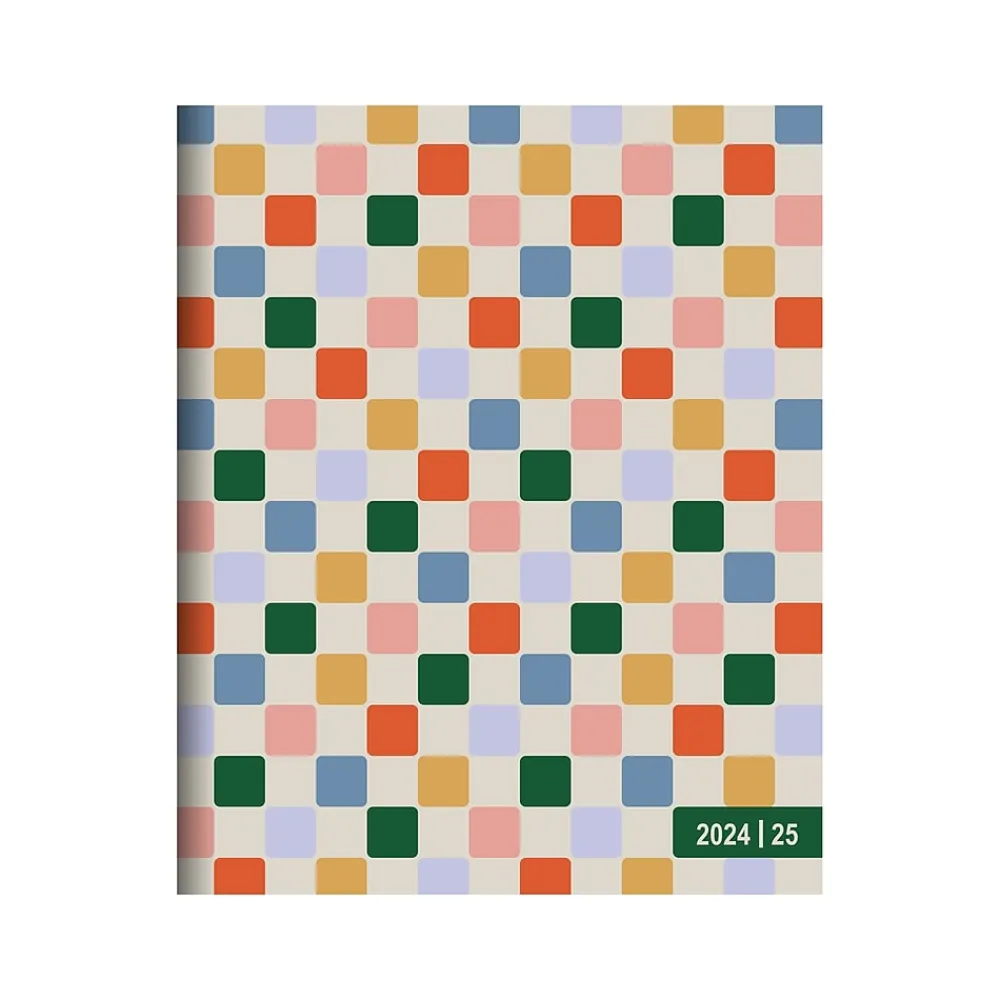 Academic Planners|TF Publishing 2024-2025 Color Squad 9" x 11" Academic Monthly Planner, Paperboard Cover, Multicolor (AY25-4504)