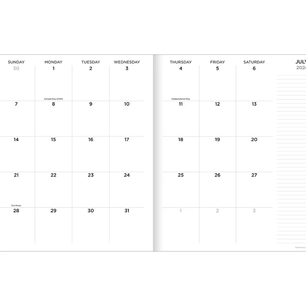 Academic Planners|TF Publishing 2024-2025 Color Squad 9" x 11" Academic Monthly Planner, Paperboard Cover, Multicolor (AY25-4504)