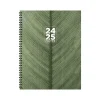 Academic Planners|TF Publishing 2024-2025 Elements Series Living Leaf 8.5" x 11" Academic Weekly & Monthly Planner, Paperboard Cover