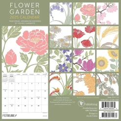 2025 Calendars|TF Publishing 2025 Flower Garden 7" x 7" Monthly Wall Calendar (25-2112)
