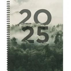 2025 Planners|TF Publishing 2025 Forest Mist 9" x 11" Weekly & Monthly Planner, Paperboard Cover, Multicolored (25-9700)