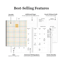 Academic Planners|TF Publishing 2024-2025 Graph Paper 6.5