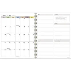 2025 Planners|TF Publishing 2025 Harper Blue 9" x 11" Weekly & Monthly Planner, Paperboard Cover, Multicolored (25-9710)