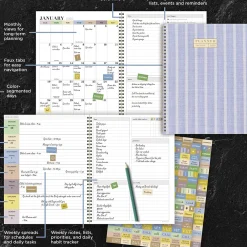2025 Planners|TF Publishing 2025 Harper Blue 9