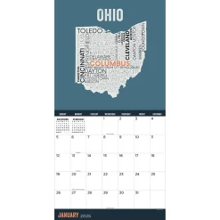 2025 Calendars|TF Publishing 2025 Home: Ohio 12