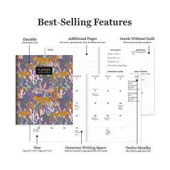 Academic Planners|TF Publishing 2024-2025 Jungle Cat 9