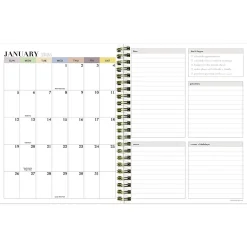 2025 Planners|TF Publishing 2025 Lotus 6.5" x 8" Weekly & Monthly Planner, Paperboard Cover, Multicolor (25-9210)