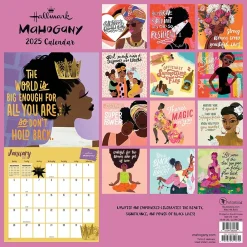 2025 Calendars|TF Publishing 2025 Mahogany 12" x 12" Monthly Wall Calendar (25-1128)