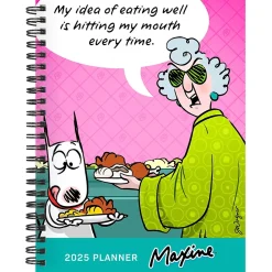 2025 Planners|TF Publishing 2025 Maxine 6.5" x 8" Weekly & Monthly Planner, Paperboard Cover, Multicolor (25-9228)