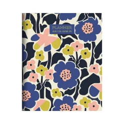 Academic Planners|TF Publishing 2024-2025 Mod Flowers 9" x 11" Academic Monthly Planner, Paperboard Cover, Multicolor (AY25-4508)