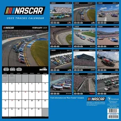2025 Calendars|TF Publishing 2025 Nascar Tracks 12" x 12" Monthly Wall Calendar (25-1019)